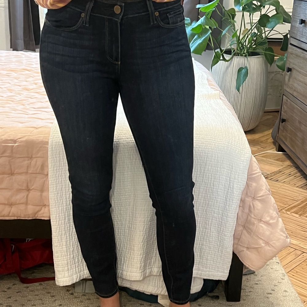 Paige size 28 blue jeans